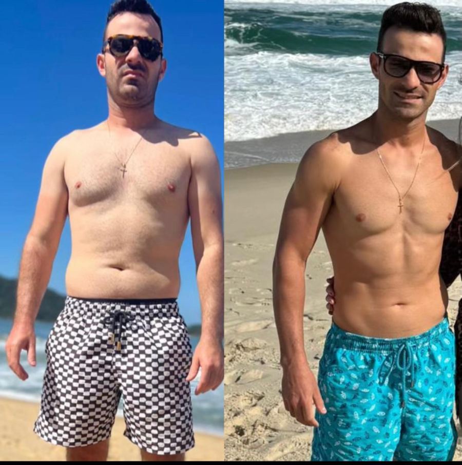 Transformação Aurélio — antes e depois
